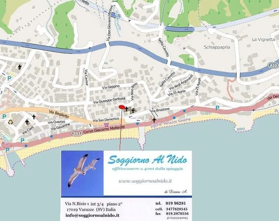 Soggiorno Al Nido Otel Varazze 2*,